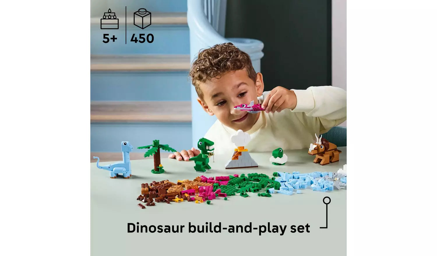 ليجو 11041 كلاسيك الديناصورات الإبداعية مكعبات التركيب LEGO