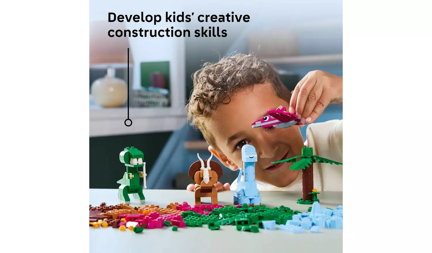 ليجو 11041 كلاسيك الديناصورات الإبداعية مكعبات التركيب LEGO