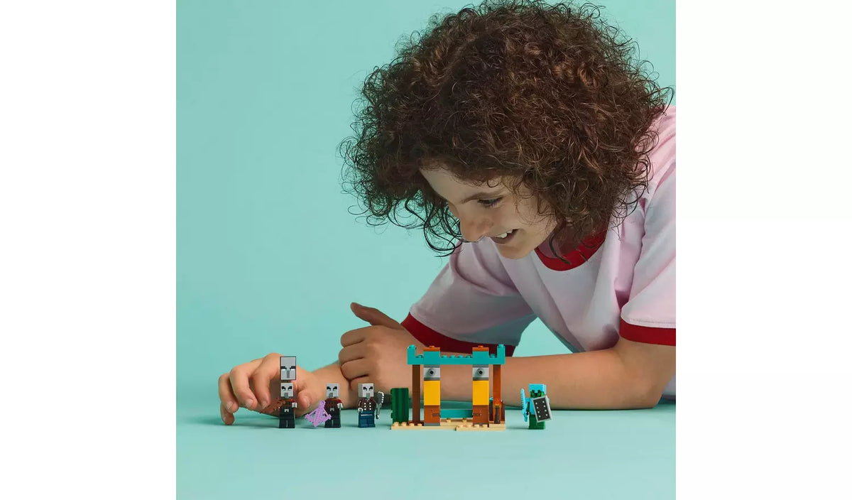 ليجو 21274 ماين كرافت دورية صحراء إيلاجر مكعبات التركيب LEGO