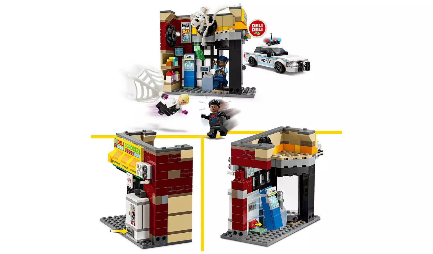 ليجو 76311 مارفل مايلز مورالز ضد سبوت مكعبات التركيب LEGO