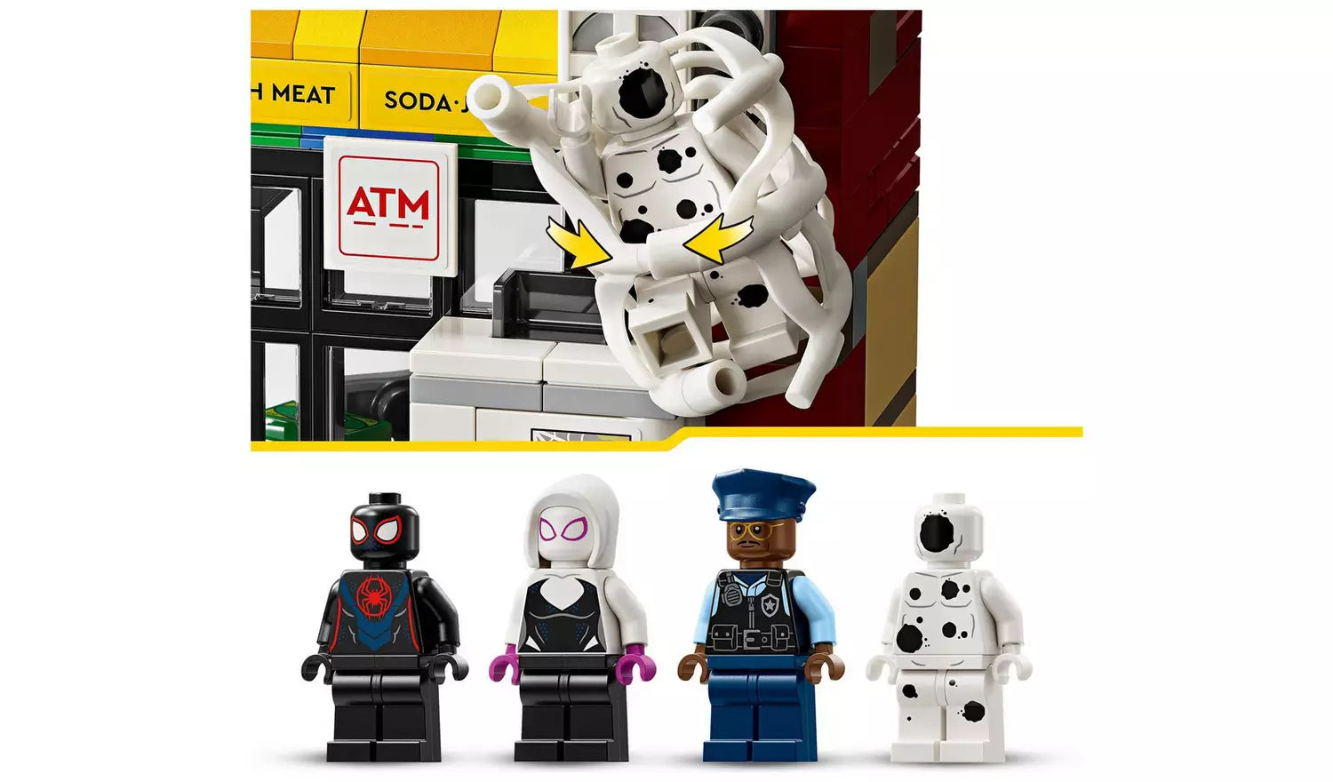 ليجو 76311 مارفل مايلز مورالز ضد سبوت مكعبات التركيب LEGO