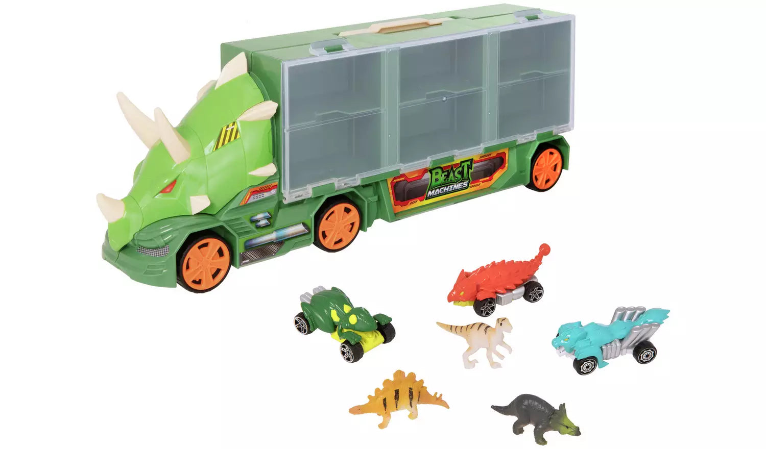 تيمسترز ناقل الديناصور بيست تيم ناقلة سيارات Teamsterz