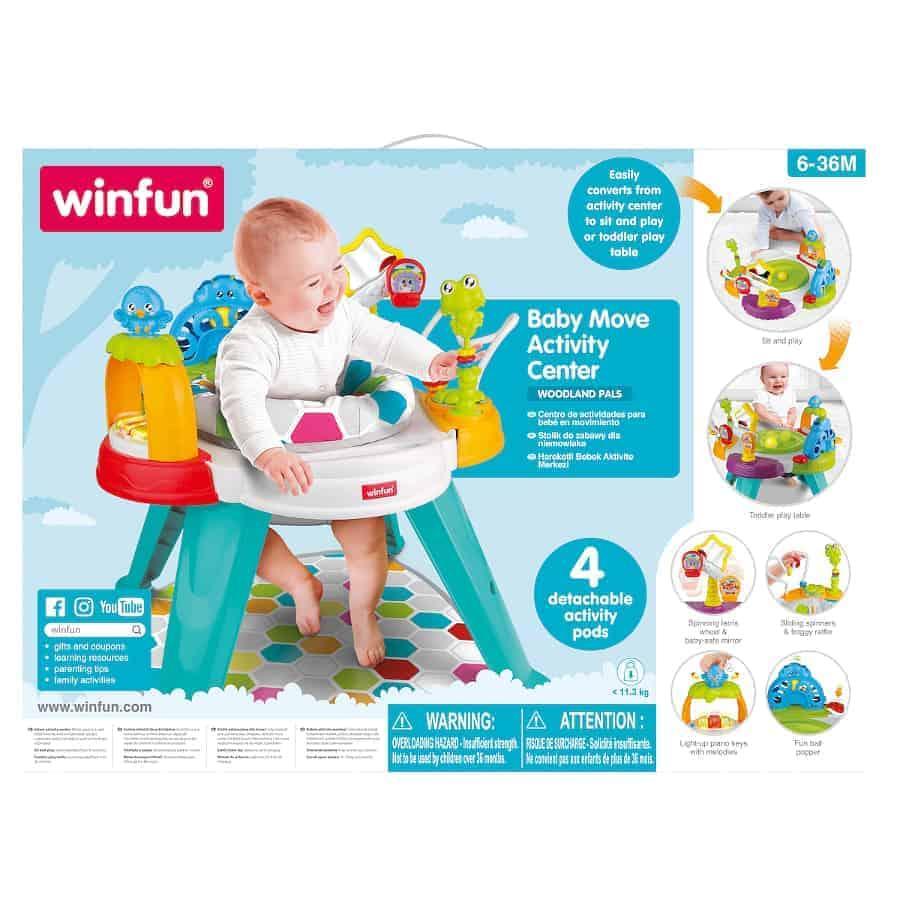 وين فن مركز أنشطة اطفال 2 في 1 كرسي مواليد WinFun