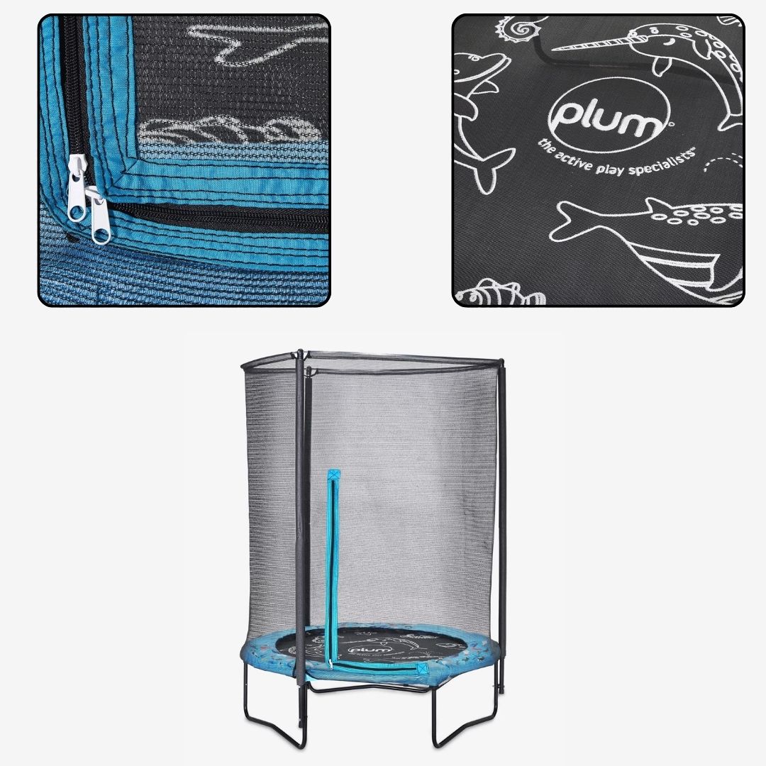 ترامبولين جونيور 4.5 قدم النطاطات Plum