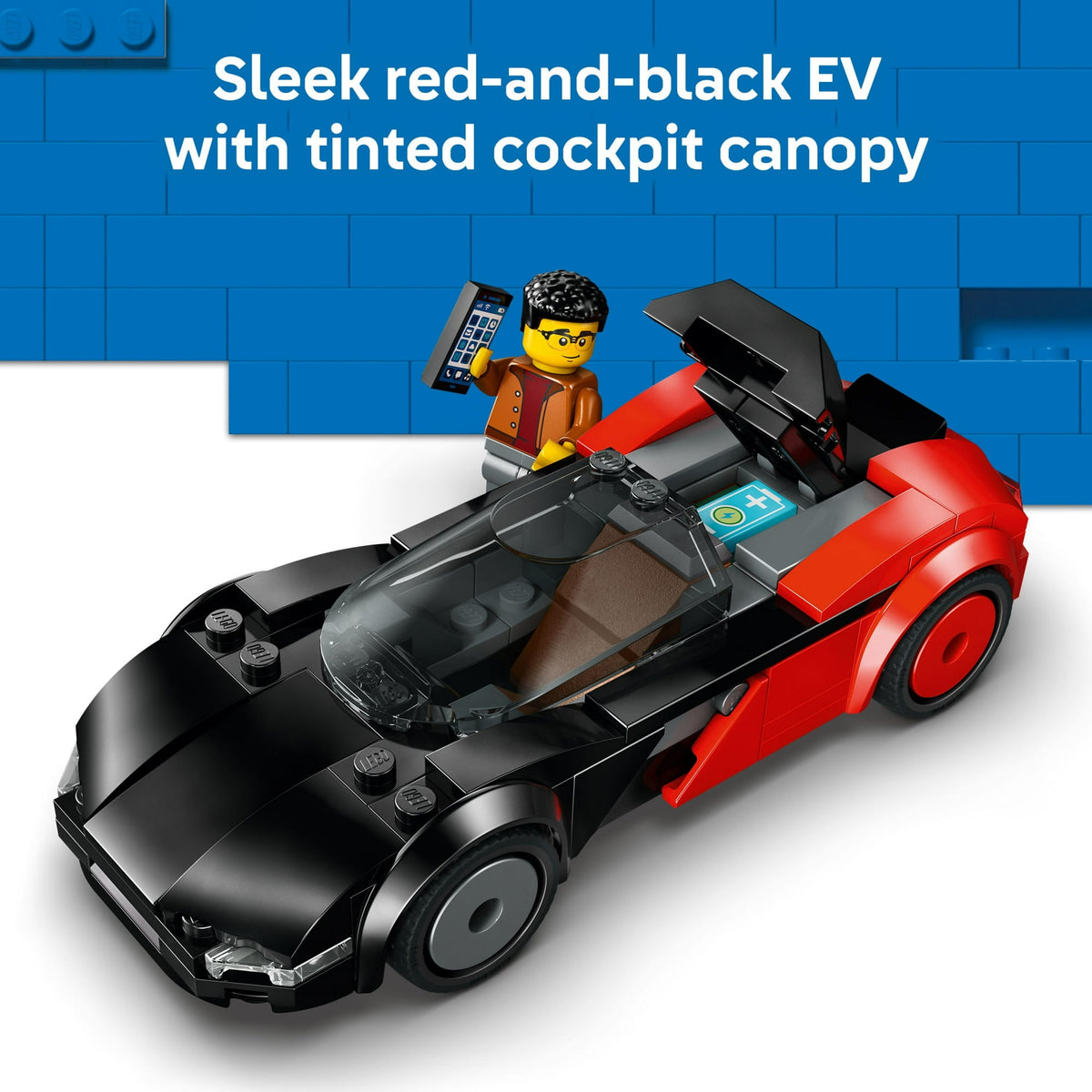 ليجو 60486 سيتي سيارة الكهرباء الخارقة مكعبات التركيب LEGO
