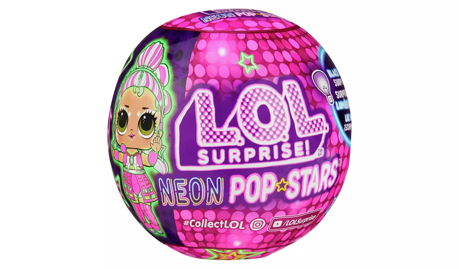 ال او ال سربرايز مفاجأة دمى نجوم البوب النيون المجسمات LOL Surprise