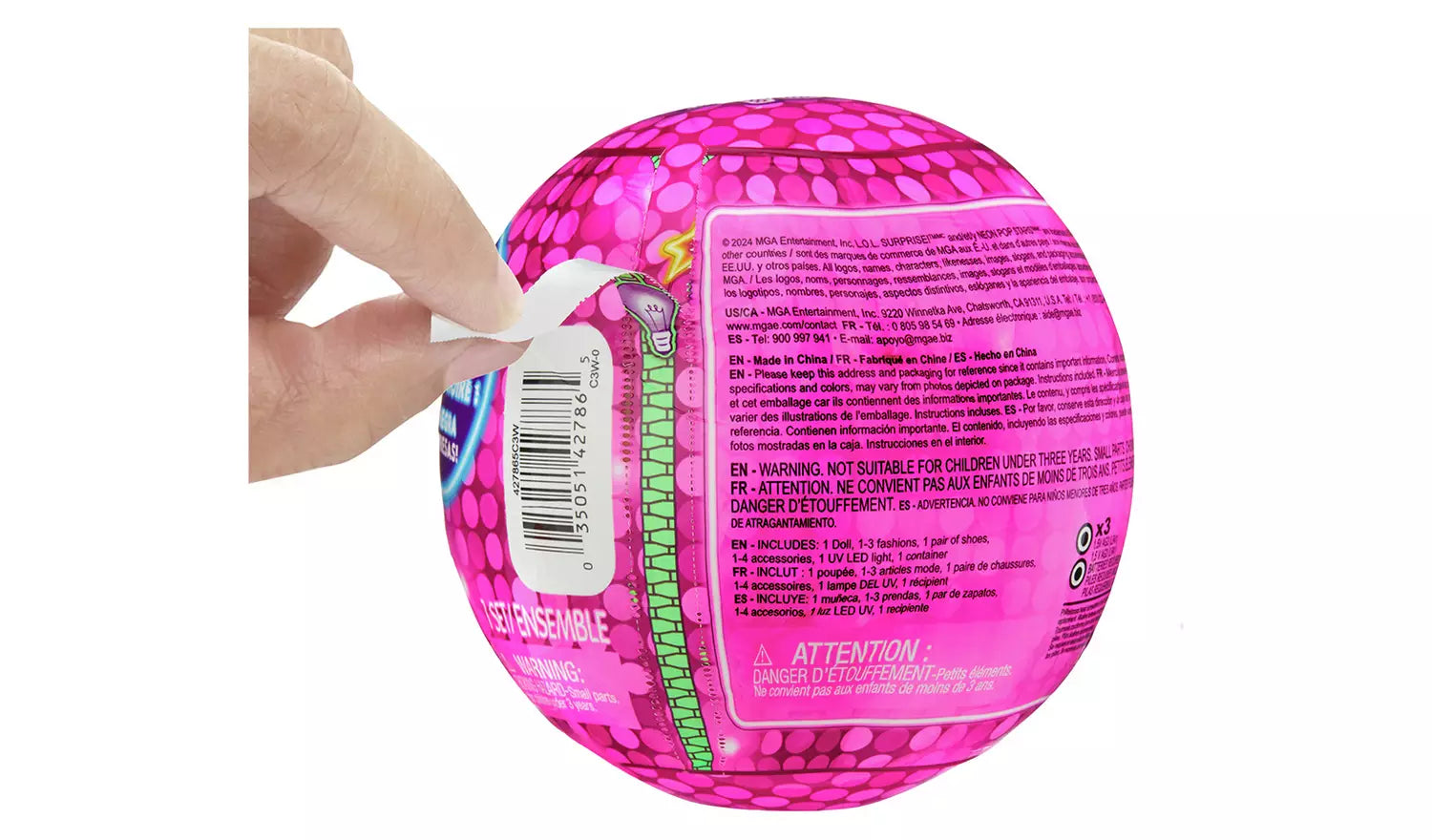 ال او ال سربرايز مفاجأة دمى نجوم البوب النيون المجسمات LOL Surprise