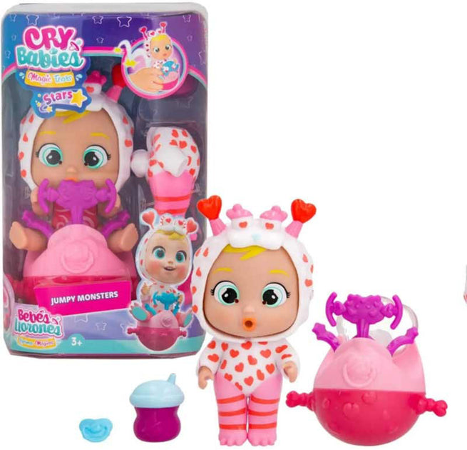 كراي بيبيز مومو الوحوش النطاطة دمية مع اكسسوارات CRY Babies