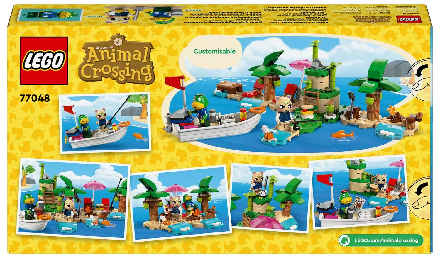 لبجو انيمال كروسينج لعبة مكعبات بناء كابنز ايلاند بوت تور مكعبات التركيب LEGO