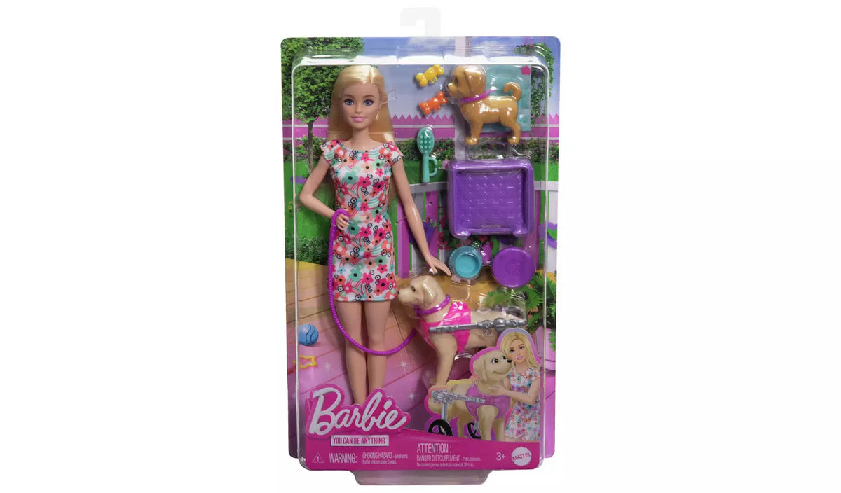 باربي دمية الحيوانات الاليفة دمية مع اكسسوارات Barbie