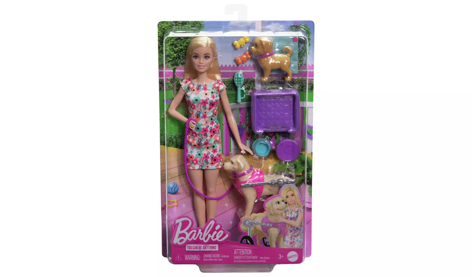 باربي دمية الحيوانات الاليفة دمية مع اكسسوارات Barbie