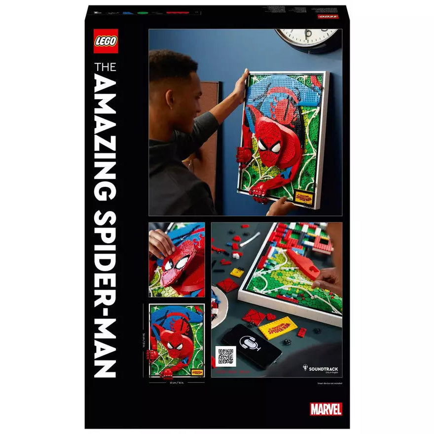 ليجو مكعبات بناء لوحة سبايدرمان ثلاثية الأبعاد مكعبات التركيب LEGO
