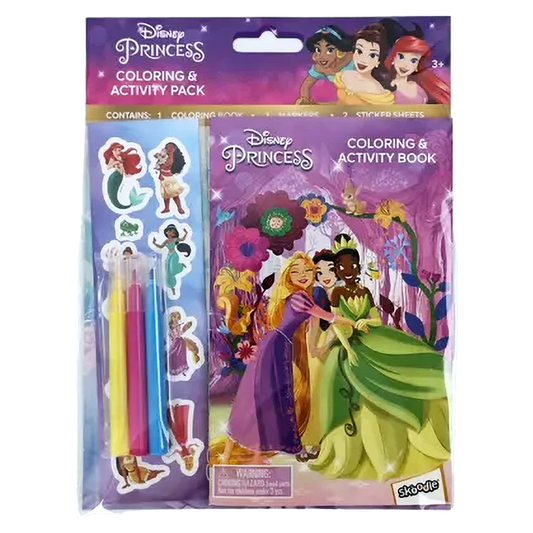 سكودل دفتر تلوين وانشطة ألاميرات تعليمي تفاعلي Skoodle