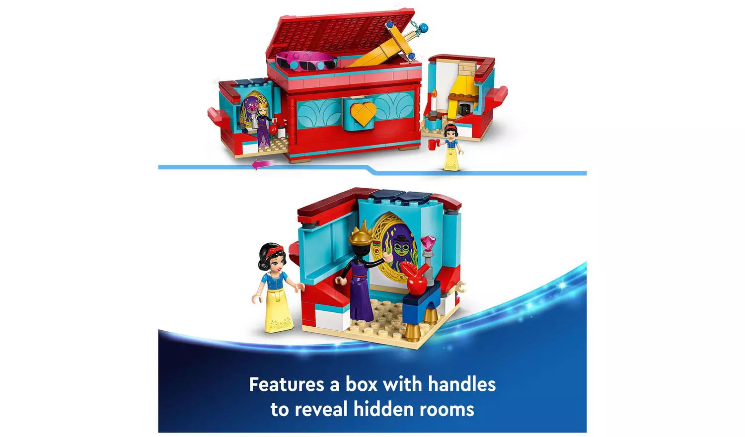 ليجو ديزني صندوق مجوهرات سنو وايت مكعبات التركيب LEGO
