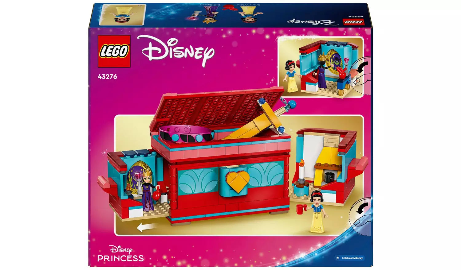 ليجو ديزني صندوق مجوهرات سنو وايت مكعبات التركيب LEGO