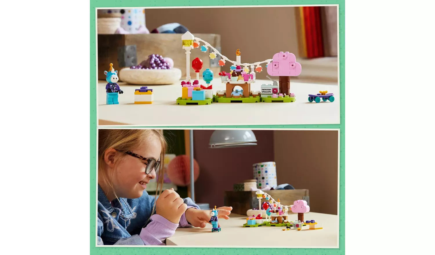 لبجو انيمال كروسينج لعبة مكعبات بناء حفلة عيد ميلاد جوليان مكعبات التركيب LEGO