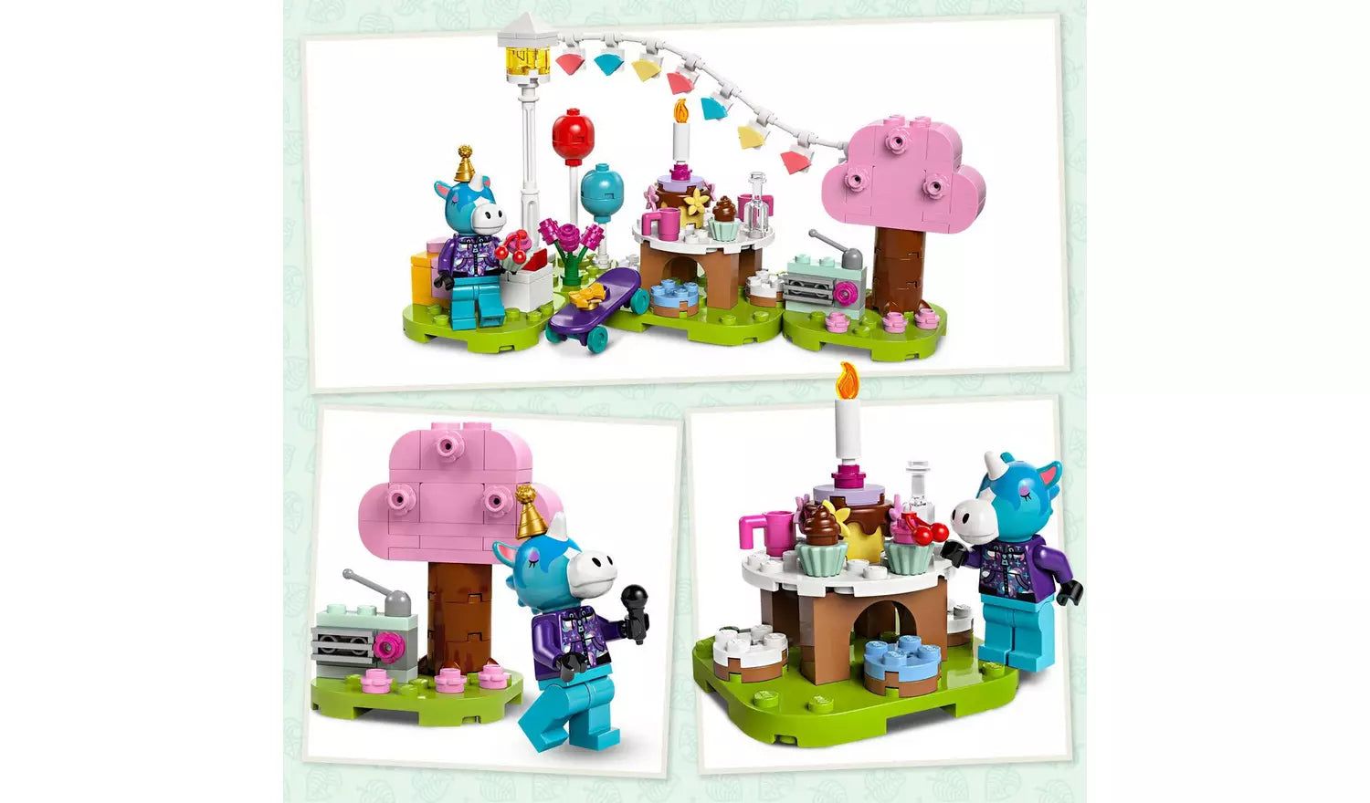 لبجو انيمال كروسينج لعبة مكعبات بناء حفلة عيد ميلاد جوليان مكعبات التركيب LEGO