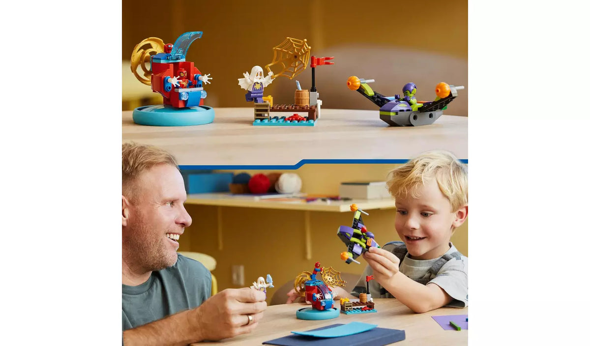 ليجو مارفل لعبة سبايدي وأصدقائه المذهلون ضد جوبلين جرين جوبلين مكعبات التركيب LEGO