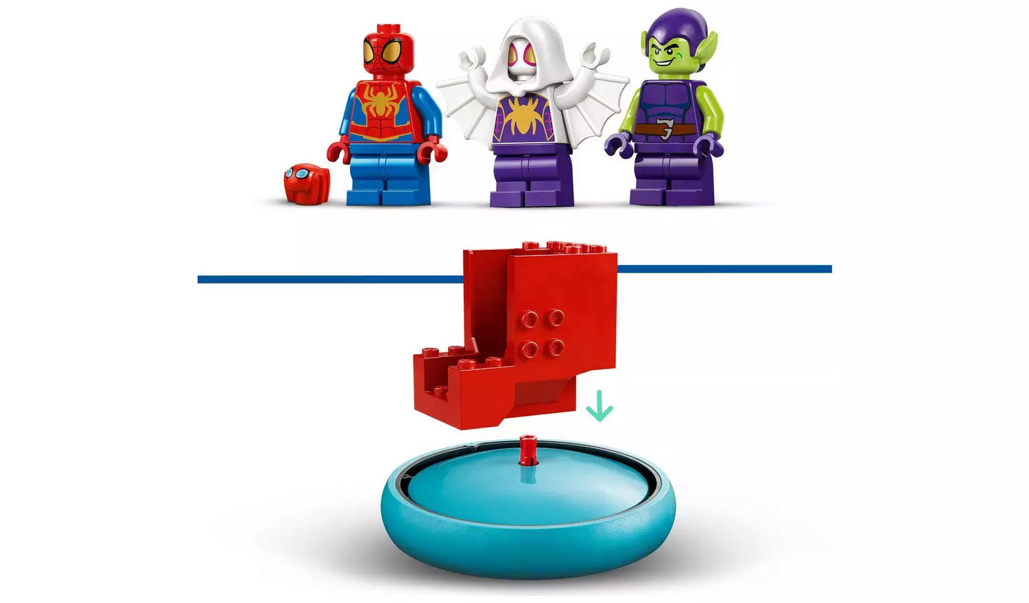 ليجو مارفل لعبة سبايدي وأصدقائه المذهلون ضد جوبلين جرين جوبلين مكعبات التركيب LEGO