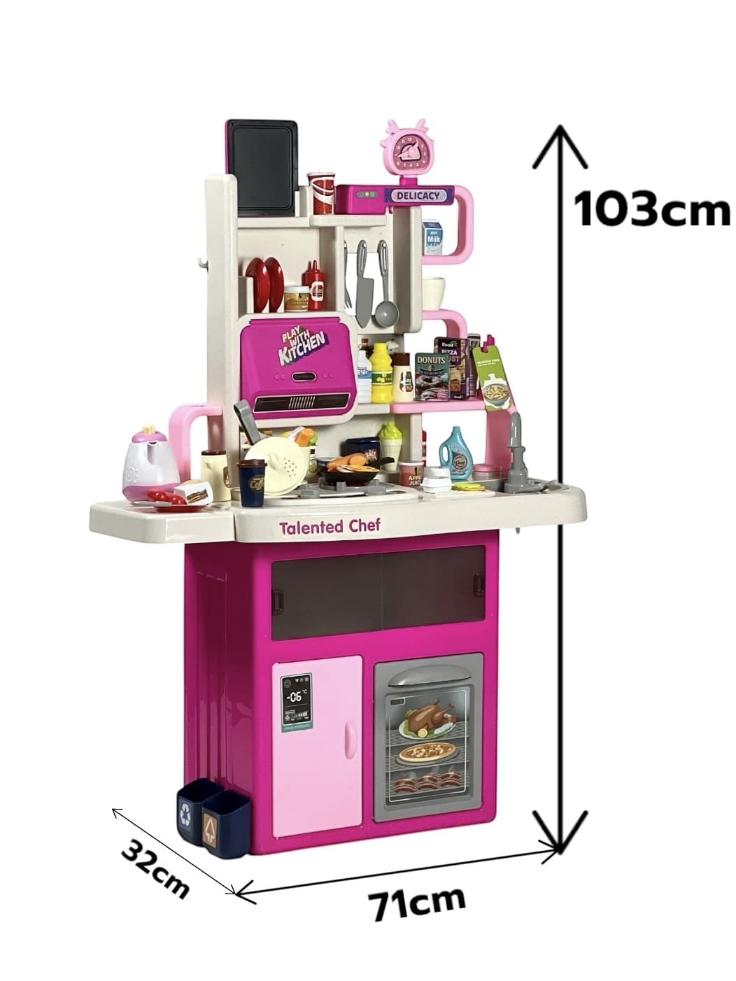 لعبة مطبخ اطفال مع ملحقات ألعاب المطابخ LOCAL