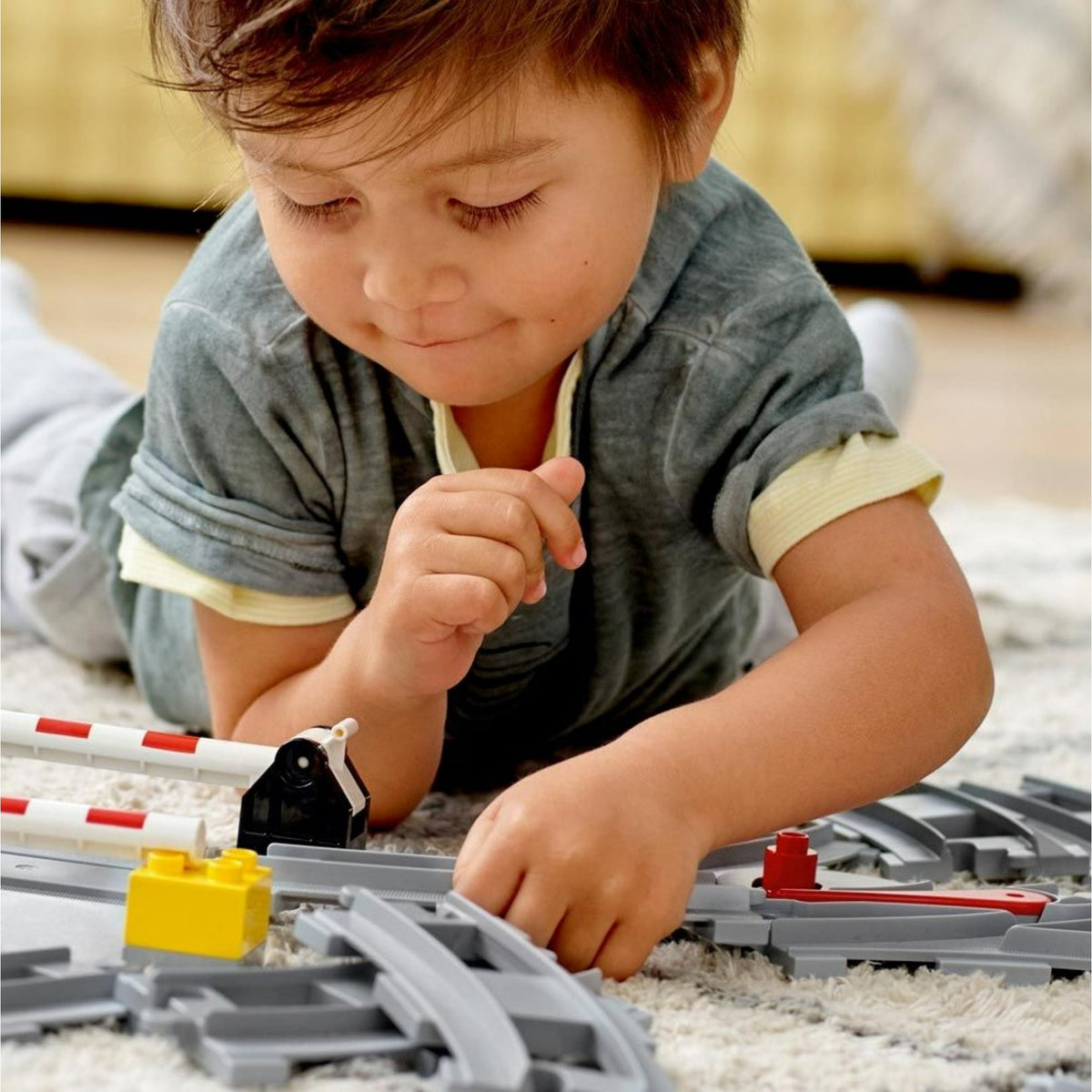 ليجو 10882 دبلو مسار القطار مكعبات التركيب LEGO