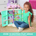 غابي دول هاوس بيت الدمى مع 15 اكسسوار بيوت الدمى Gabby Dollhouse