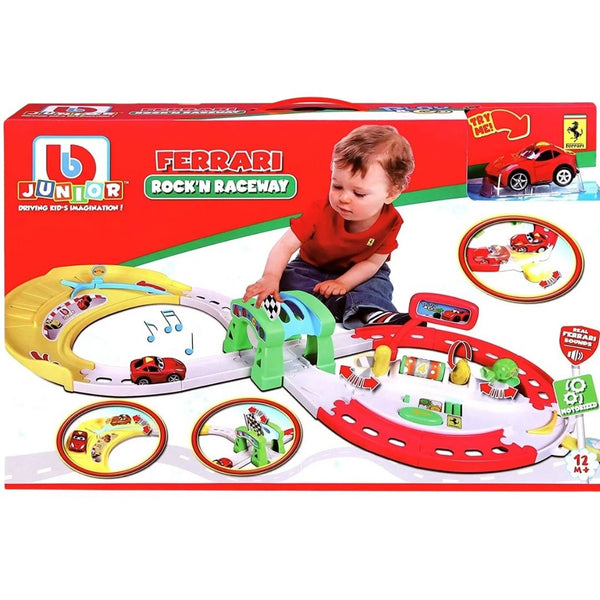 بي بروجو حلبة سباق فيراري روك إن مركبات مع مسار Bburago