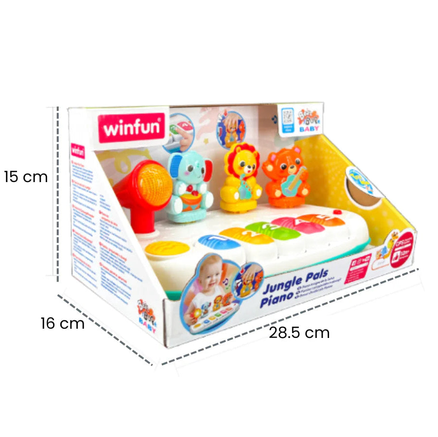 وين فن بيانو أصدقاء الغابة مواليد تفاعلي WinFun