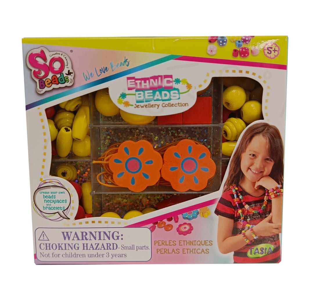 تاسيا خرز تقليدي مع صندوق متنوع الخرز والاكسسوارات TASIA