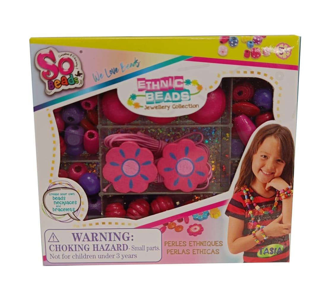 تاسيا خرز تقليدي مع صندوق متنوع الخرز والاكسسوارات TASIA