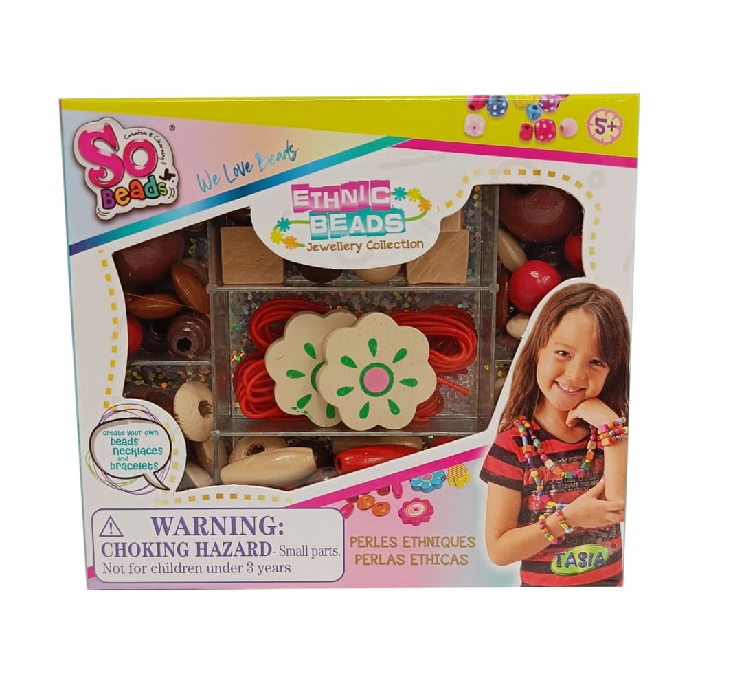 تاسيا خرز تقليدي مع صندوق متنوع الخرز والاكسسوارات TASIA