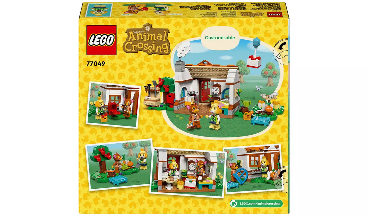 لبجو انيمال كروسينج لعبة مكعبات بناء منزل ايزابيل مكعبات التركيب LEGO