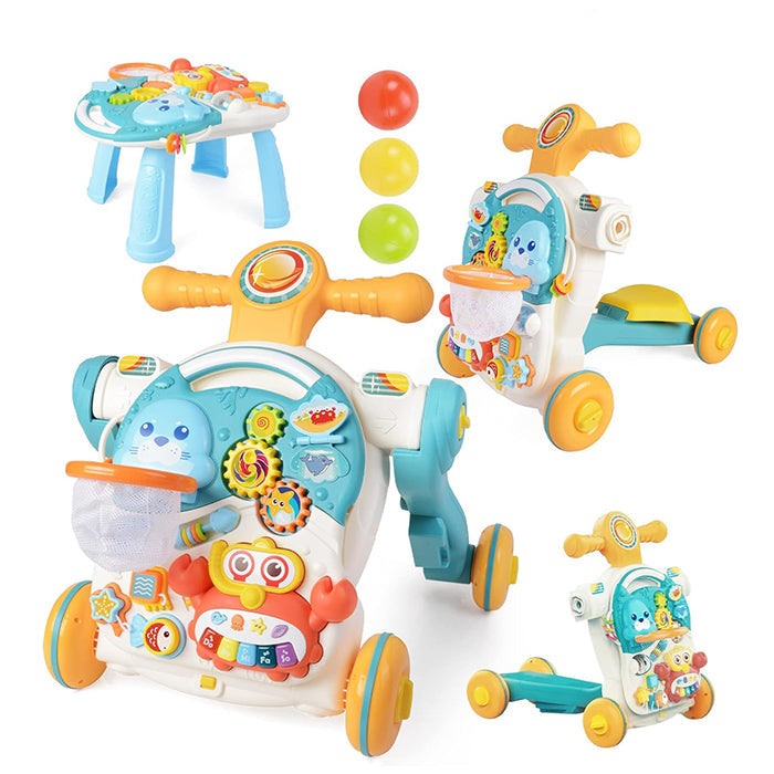 هوانجر تعليم المشي للأطفال 4 في 1 تعليم المشي HUANGER