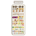 طقم مطبخ 94 قطعة مع بخار ألعاب المطابخ LOCAL