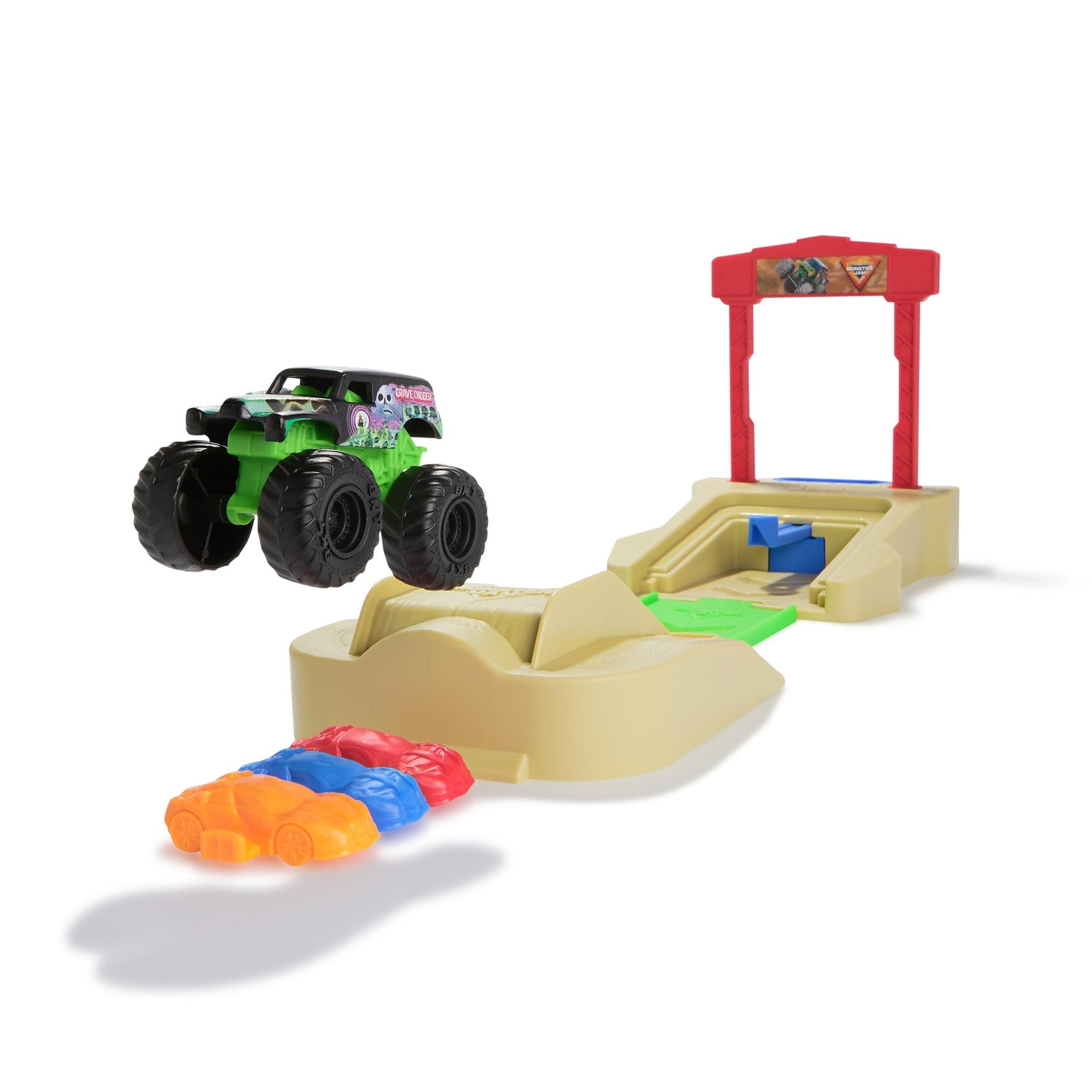 مونستر جام مضمار الحركات البهلوانية المصغر متنوع مركبات مع مسار Monster Jam