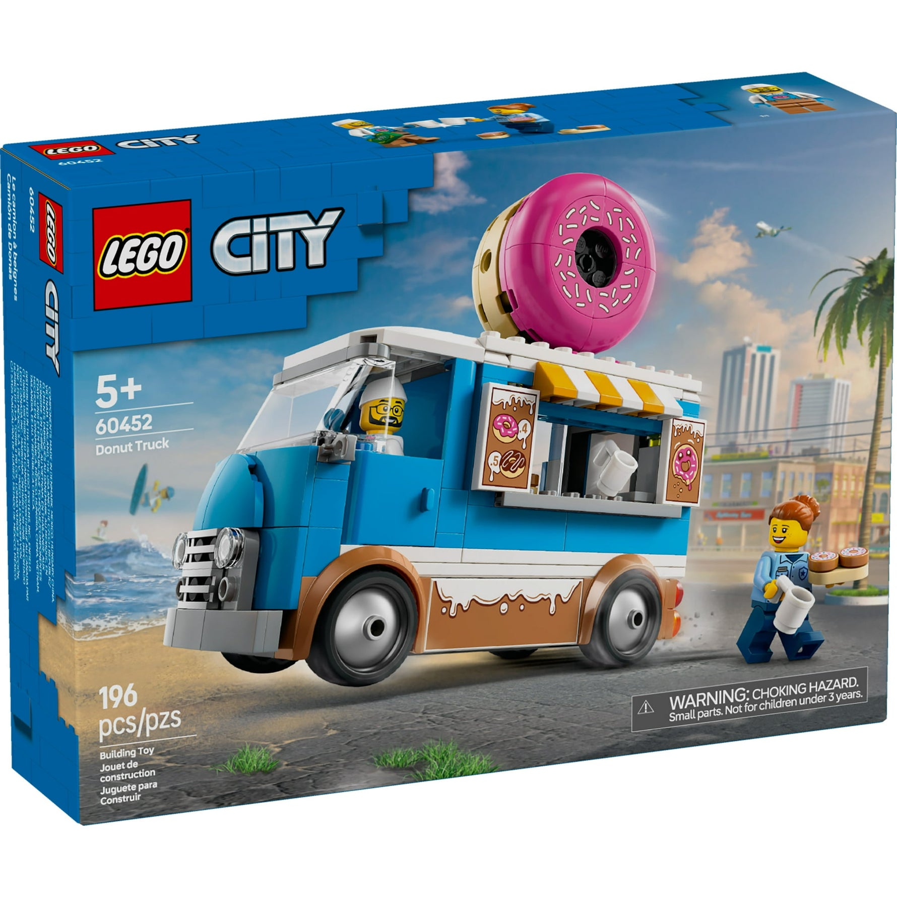 ليجو 60452 سيتي شاحنة الدونتس مكعبات التركيب LEGO