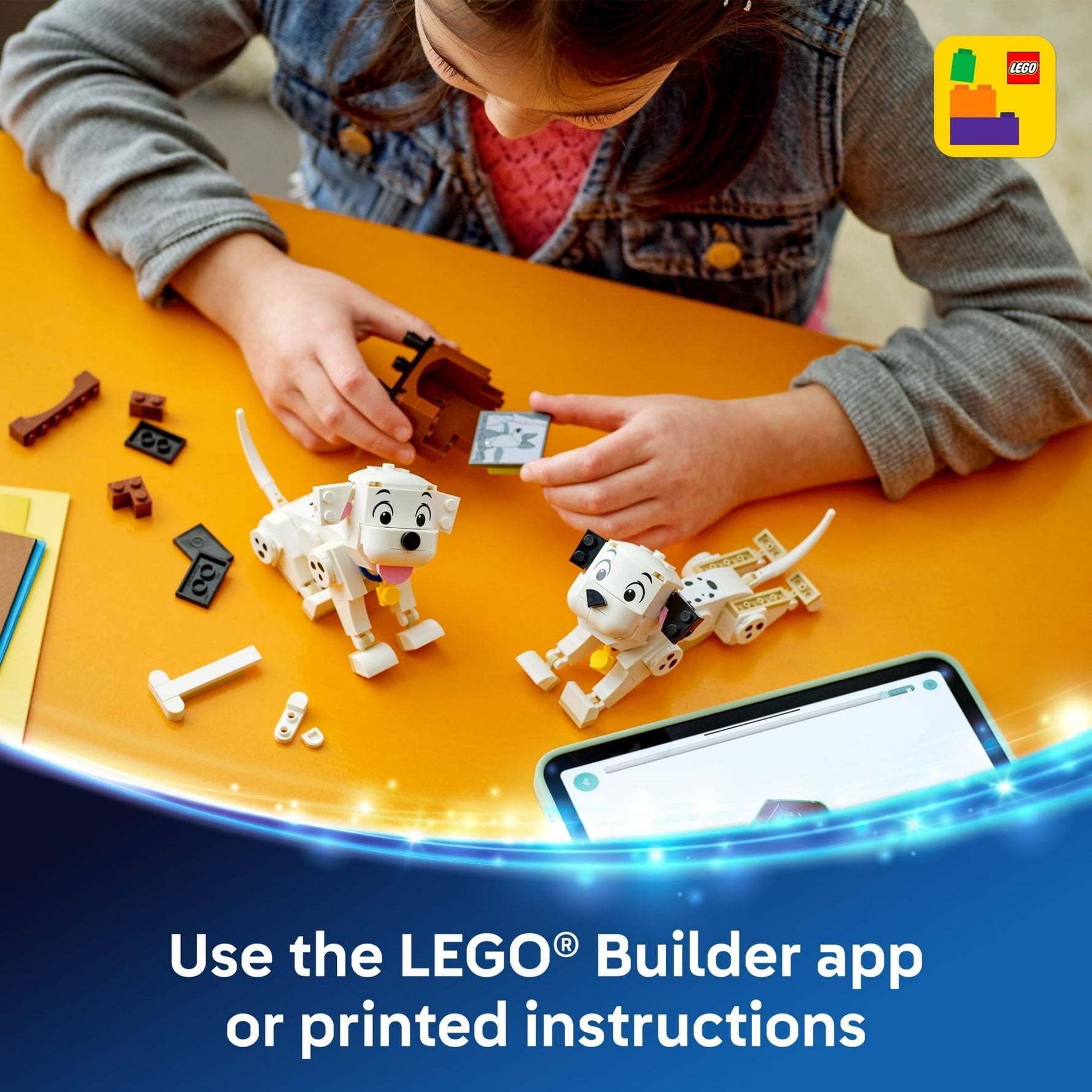 ليجو 43271 ديزني لاكي بيني جرو مرقش مكعبات التركيب LEGO