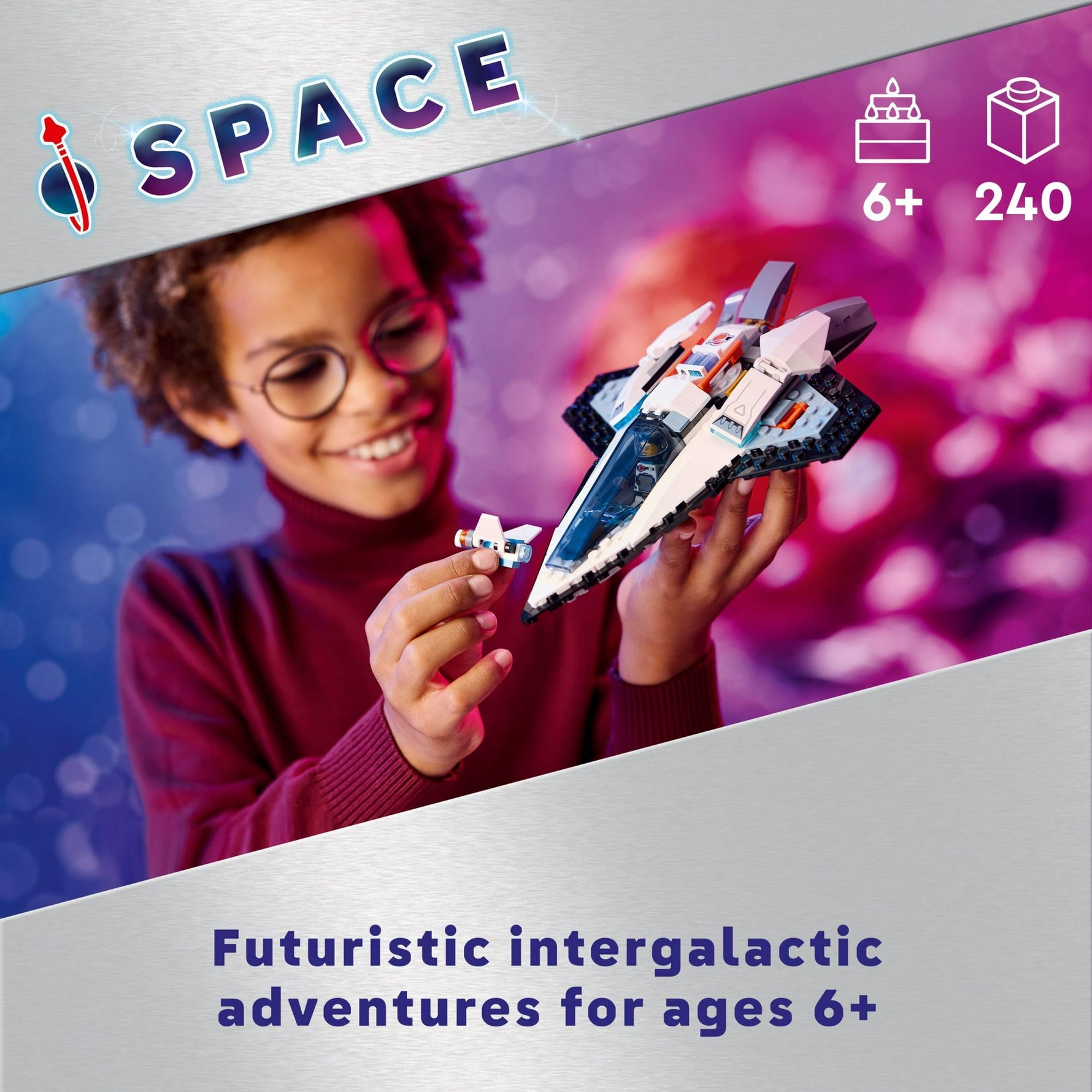 ليجو 60430 سيتي سفينة الفضاء بين النجوم مكعبات التركيب LEGO