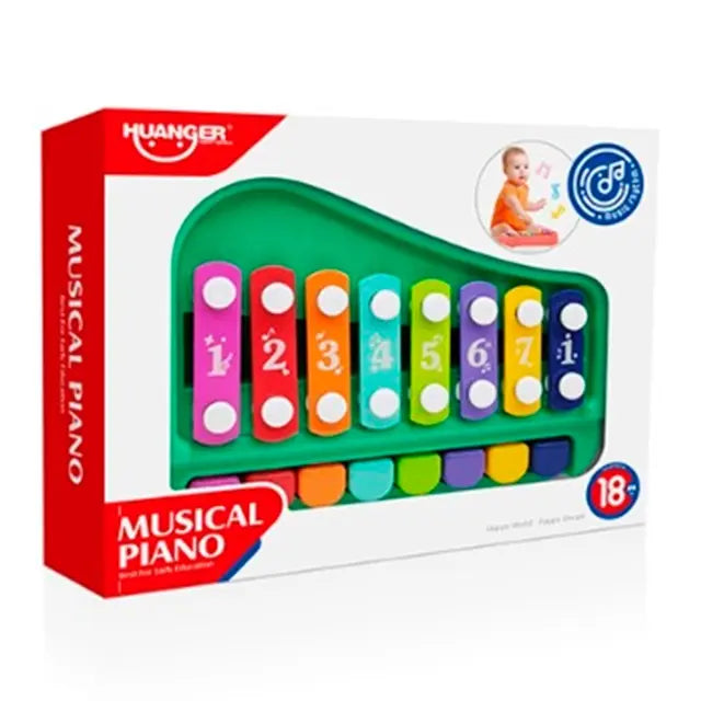 هوانجر بيانو اكسيليفون 8 مفاتيح متنوع مواليد تفاعلي HUANGER