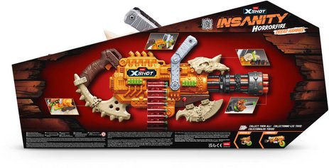 اكس شوت رشاش مطرقة الرعب المرعبة مسدسات مطاطية Zuru