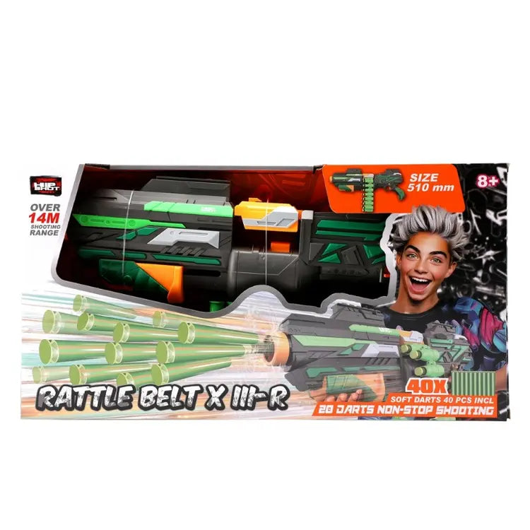 هيب شوت مسدس راتل مع 40 سهام مسدسات مطاطية Hip Shot