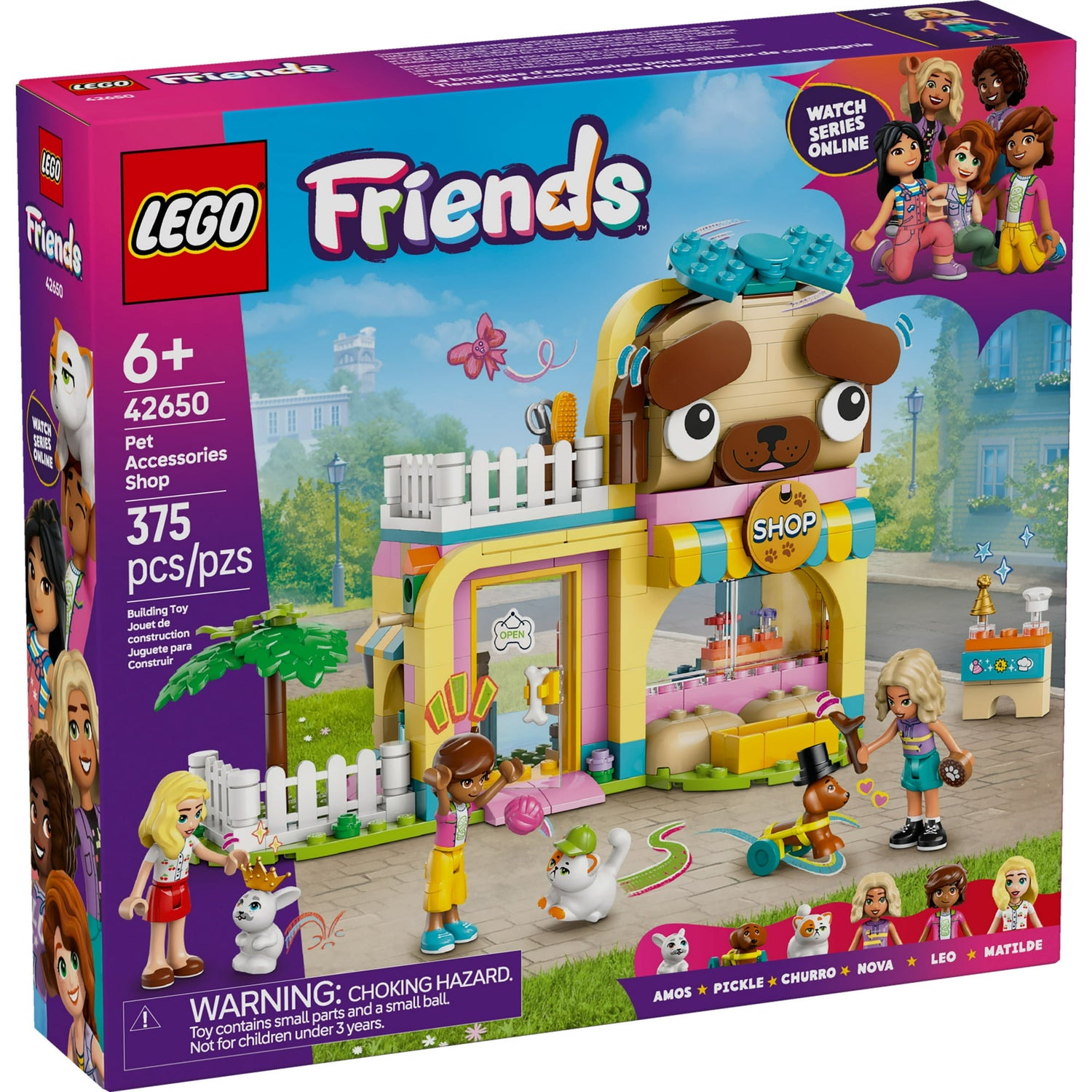 ليجو 42650 فريندز متجر مستلزمات الحيوانات الأليفة مكعبات التركيب LEGO