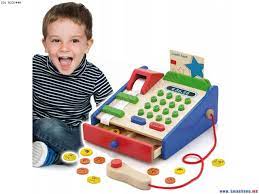 فيجا لعبة الكاشير الخشبية التسوق والوظائف VIGA