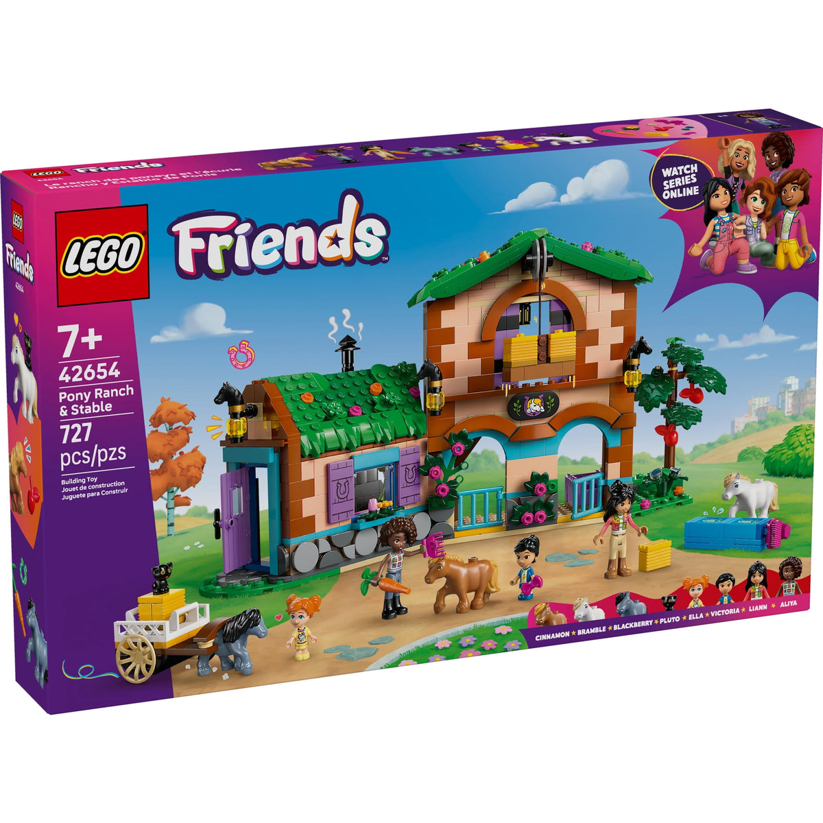 ليجو 42654 فريندز مزرعة المهور والإسطبل مكعبات التركيب LEGO