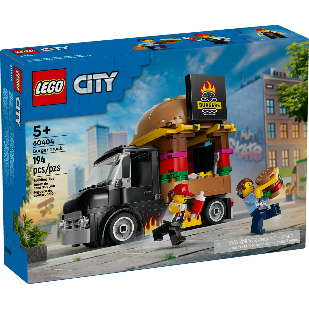 ليجو 60404 سيتي شاحنة برجر مكعبات التركيب LEGO