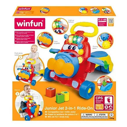وين فن عربة جونيور جيت 2 في 1 تعليم المشي WinFun