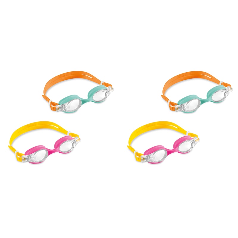 انتكس نظارات سباحة قطعتين الوان متنوعة نظارات السباحة Intex
