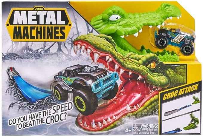 ماتل ماشين لعبة هجوم التمساح مركبات مع مسار Zuru