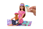 باربي دمية حفلة نوم مع جرو اكسسوارت الدمى Barbie