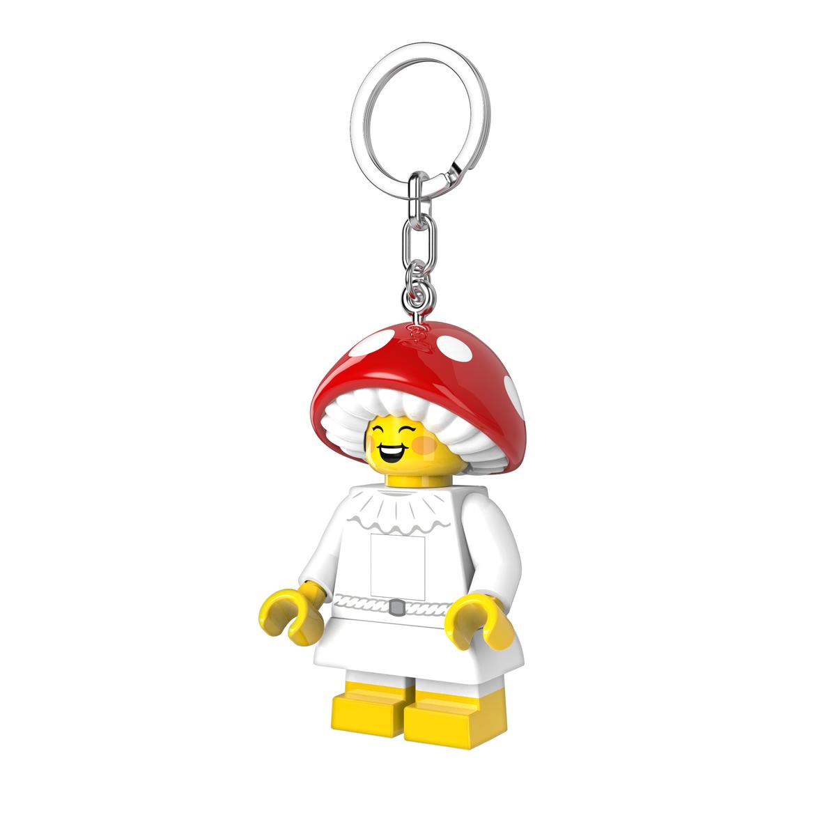 ليجو اي كيو سلسلة مفاتيح مشروم سبرايت مكعبات التركيب LEGO